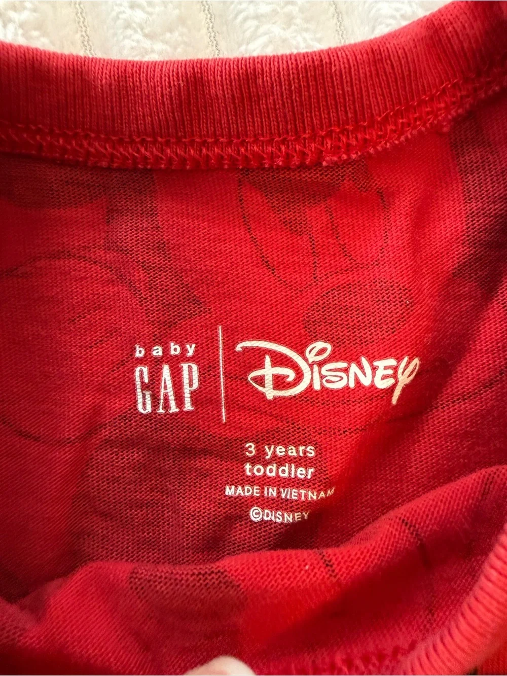 KidsMickey Mouse Bundle - Long & Short Sleeve Tops - Red, Gray, Black
